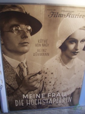 Artikelbild des Artikels “No 1650, 1931, Meine Frau die Hochstaplerin mit Käthe von Nagy und Heinz Rühmann “
