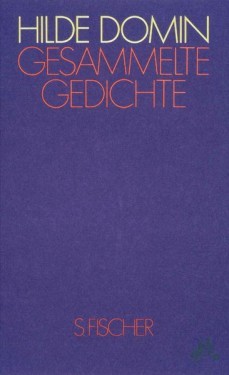 Artikelbild des Artikels “Gesammelte Gedichte / Hilde Domin “