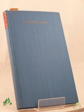 Artikelbild des Artikels “Buch der Lieder / Heinrich Heine “