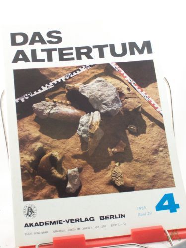 Product image of the product “Das Altertum, Band 29, Heft 4, 1983 ”