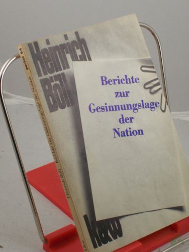 Artikelbild des Artikels “Berichte zur Gesinnungslage der Nation / Heinrich Böll “