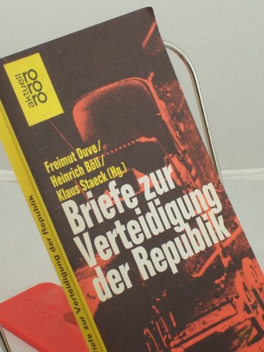 Product image of the product “Briefe zur Verteidigung der Republik / Freimut Duve... ”