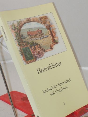 Product image of the product “Heimatblätter, Band 6, 1988 ”