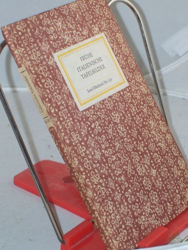 Product image of the product “Frühe italienische Tafelbilder : 20 Meisterwerke des Lindenau-Museums in Altenburg / Hrsg. von Robert Oertel ”