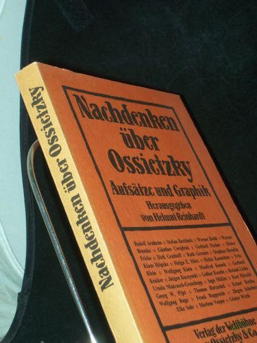 Artikelbild des Artikels “Nachdenken über Ossietzky : Aufsätze u. Graphik / hrsg. von Helmut Reinhardt “