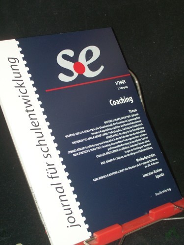Artikelbild des Artikels “1/2003, Thema: Coaching / [Hrsg. Herbert Altrichter ...] “
