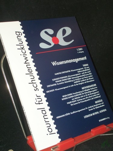 Artikelbild des Artikels “1/2001, Thema: Wissensmanagement / [Hrsg.: Herbert Altrichter ...] “