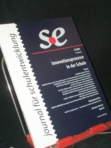 Artikelbild des Artikels “4/2005 Thema: Innovationsprozesse in der Schule / [Hrsg.: Herbert Altrichter ...] “
