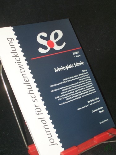 Artikelbild des Artikels “2/2005, Thema: Arbeitsplatz Schule / [Hrsg.: Herbert Altrichter ...] “