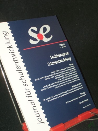 Artikelbild des Artikels “2/2007, Thema fachbezogene Schulentwicklung / [Hrsg.: Herbert Altrichter ...] “