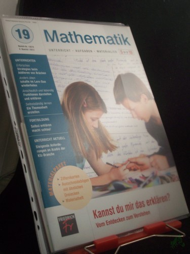 Artikelbild des Artikels “19/2012 Kannst du mirdas erklären? Vom Entdecken zum Verstehen “