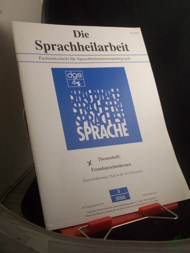 Artikelbild des Artikels “3/2005 Fremdsprachenlernen, Themenheft “