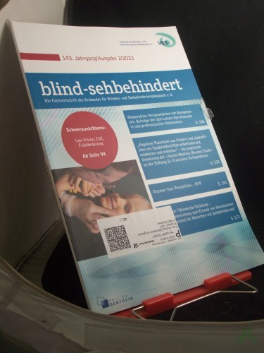 Artikelbild des Artikels “blind- sehbehindert, 2/2023 “