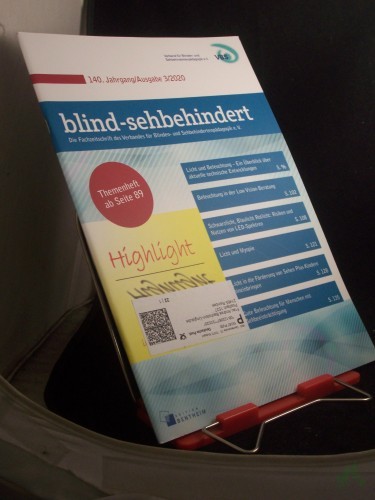 Artikelbild des Artikels “blind- sehbehindert, 3/2020 “