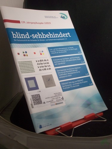 Artikelbild des Artikels “blind- sehbehindert, 1/2019 “