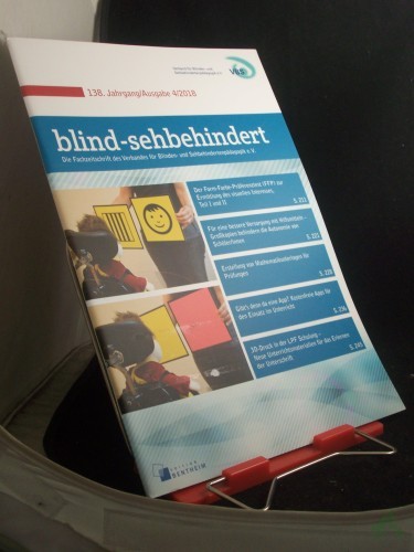 Artikelbild des Artikels “blind- sehbehindert, 4/2018 “