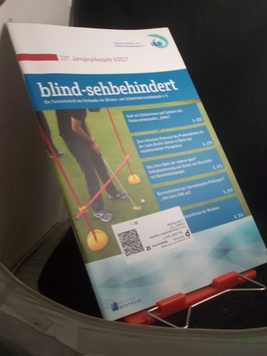 Artikelbild des Artikels “4/2017 blind sehbehindert “