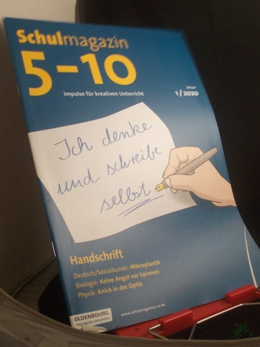 Artikelbild des Artikels “1/2020 Handschrift “