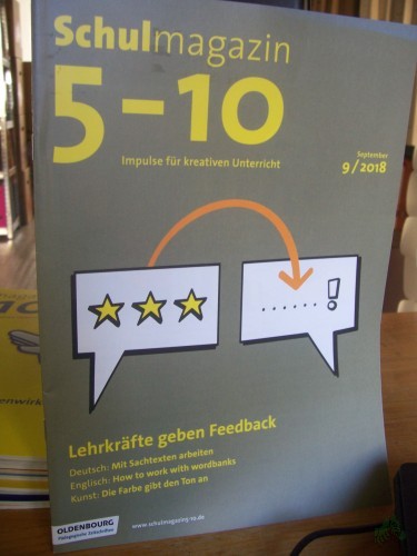 Artikelbild des Artikels “9/2018 Lehrkräfte geben Feedback “