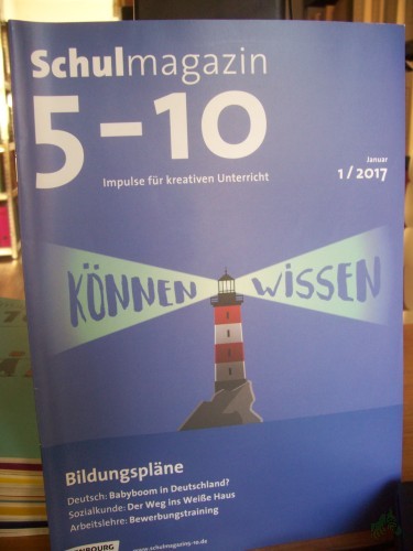 Artikelbild des Artikels “1/2017 Bildungspläne “