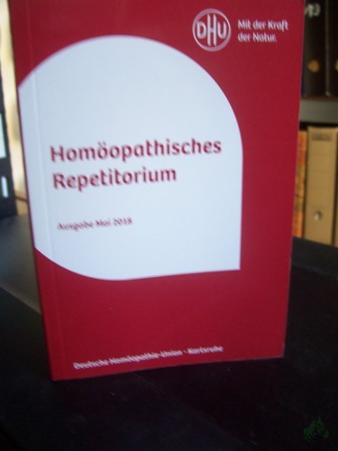 Artikelbild des Artikels “Homöopathisches Repetitorium Ausgabe Mai 2018 Arzneimittellehre für die tägliche Praxis “