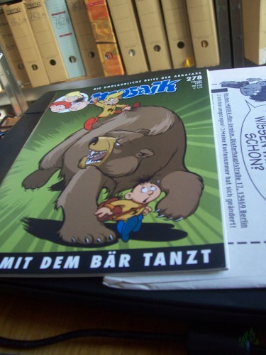 Artikelbild des Artikels “Februar 1999, Der mit dem Bär tanzt “