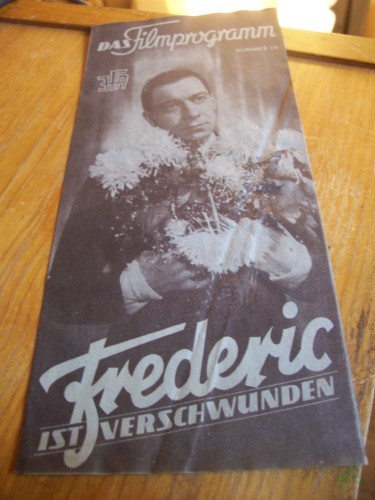 Artikelbild des Artikels “Frederic ist verschwunden, Nummer 24 “