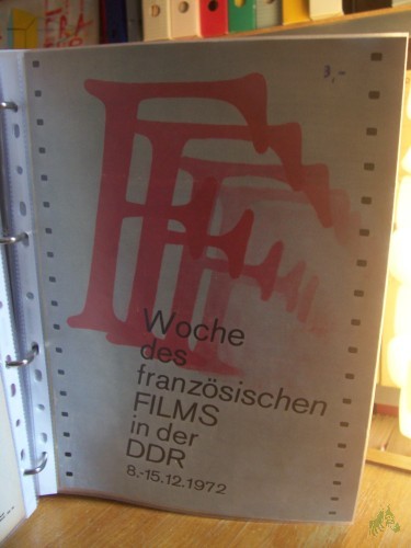 Artikelbild des Artikels “Woche des französischen Films in der DDR 8.-15.12.1972 “