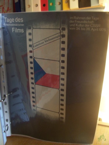 Artikelbild des Artikels “Tage des tschechoslowakischen Films. Im Rahmen der Tage der Freundschaft und Kultur der CSSR vom 24. bis 28. April 1975 “