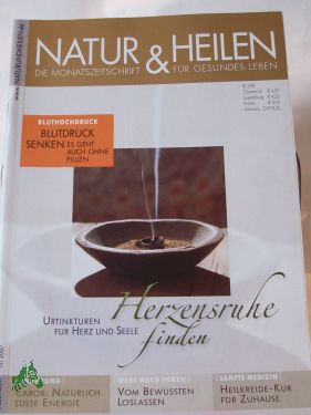 Artikelbild des Artikels “Blutdruck senken; Carob; Vom Bewussten loslassen; Heilkreide-Kur “