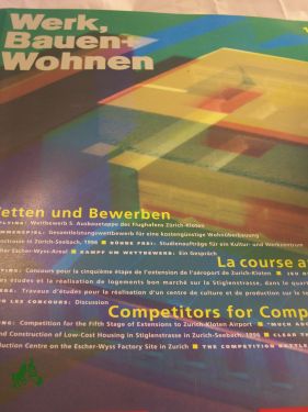 Artikelbild des Artikels “10/1996 Wetten und Bewerben “
