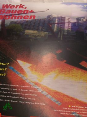 Artikelbild des Artikels “11/1996, Wessen Architektur “