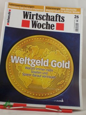 Artikelbild des Artikels “Nr. 26/2009 Weltgeld Gold “