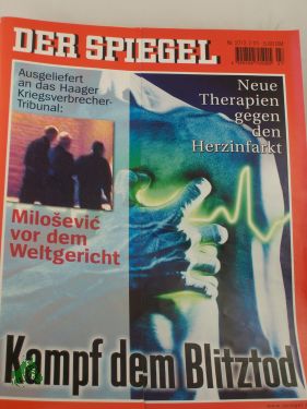 Artikelbild des Artikels “DER SPIEGEL 27/2001, Kampf dem Blitztod, neue Therapien gegen den Herzinfarkt “