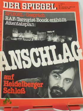 Artikelbild des Artikels “DER SPIEGEL 9/1981, Anschlag auf Heidelberger Schloß “