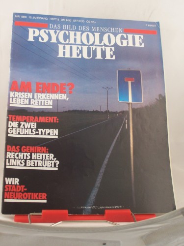 Artikelbild des Artikels “5/1988, Am Ende, Krisen erkennen, Leben retten “