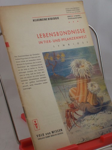 Artikelbild des Artikels “Lebensbündnisse in Tier- und Pflanzenwelt : Symbiose / Martha Huschke. Textabb.: Alfred Seckelmann “