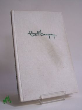 Artikelbild des Artikels “Die grünen Hügel Afrikas / Ernest Hemingway. Autoris. Übers. aus d.
Amerikan. von Annemarie Horschitz-Horst. Mit e. Nachw. von Karl-Heinz
Schönfelder “