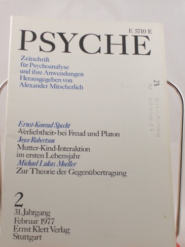 Artikelbild des Artikels “2/31, 1977, Joyce Robertson -Mutter-Kind-Interaktionen im ersten
Lebensjahr “