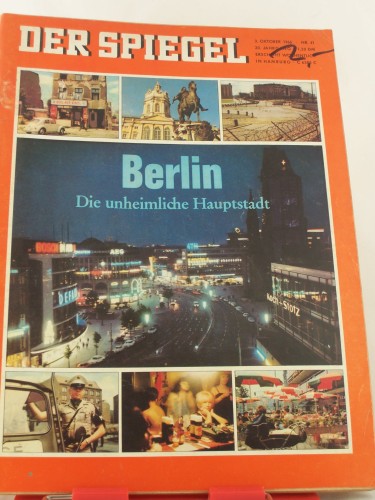 Artikelbild des Artikels “41/1966, Berlin die unheimliche Hauptstadt “