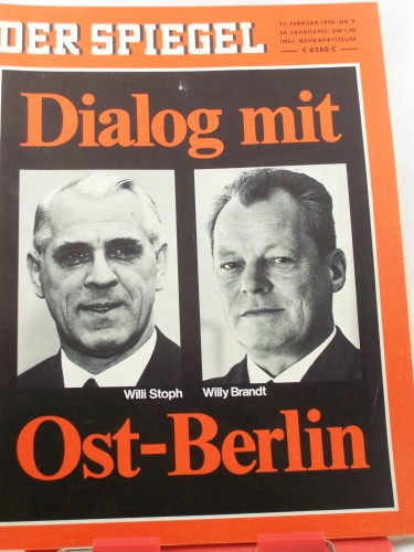 Artikelbild des Artikels “9/1970, Dialog mit Ost Berlin “