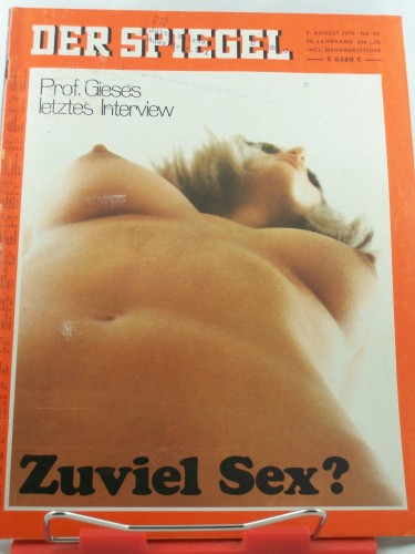 Artikelbild des Artikels “32/1970, Zuviel Sex?. Prof. Gieses letztes Interview “