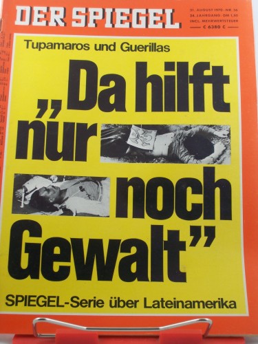 Artikelbild des Artikels “36/1970, Da hilft nur noch Gewalt “