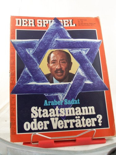 Artikelbild des Artikels “49/1977, Araber Sadat, Staatsmann oder Verräter “