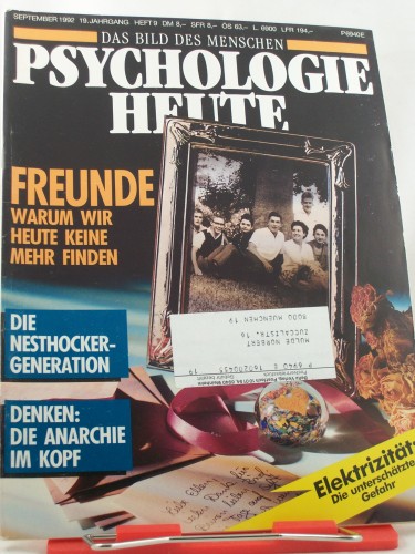 Artikelbild des Artikels “9/1992, Freunde, warum wir heute keine mehr finden “