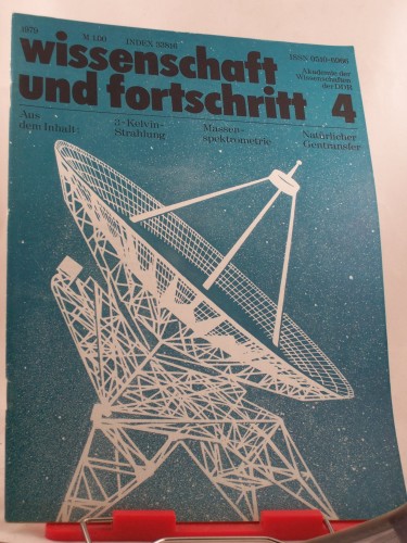 Artikelbild des Artikels “Wissenschaft und Fortschritt, 1/1979 “