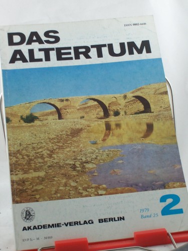 Artikelbild des Artikels “Das Altertum, Band 24, Heft 2, 1979 “