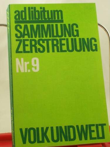 Artikelbild des Artikels “Sammlung Zerstreung Nr. 4 “