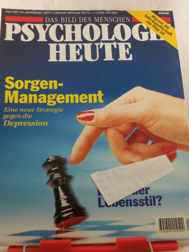 Artikelbild des Artikels “4/1997, Sorgenmanagement “