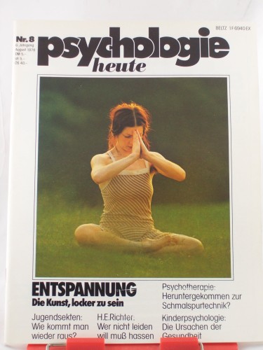 Artikelbild des Artikels “8/1979, Entspannung die Kunst locker zu sein “